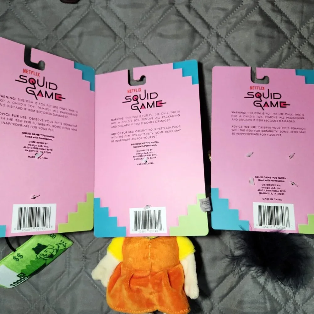 Squid Game Cat Toy Bundle #2